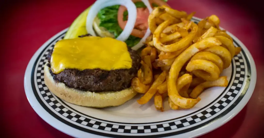 Curly Fries In plate