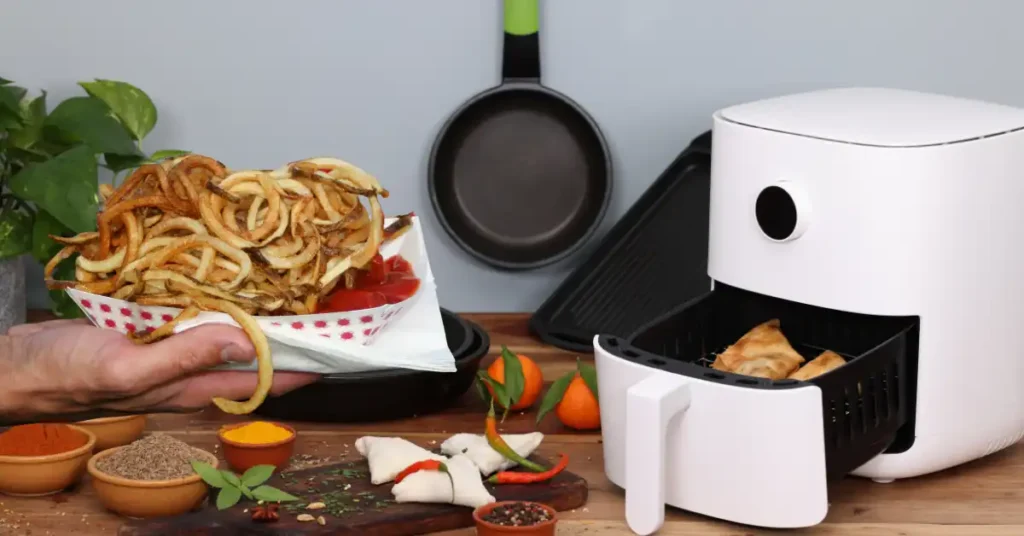 air fryer with curly fries