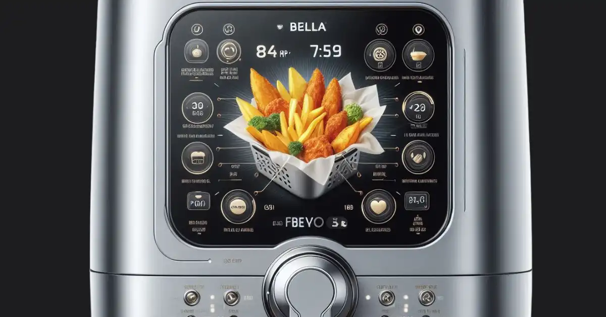 Bella Pro Series Air Fryer pannel