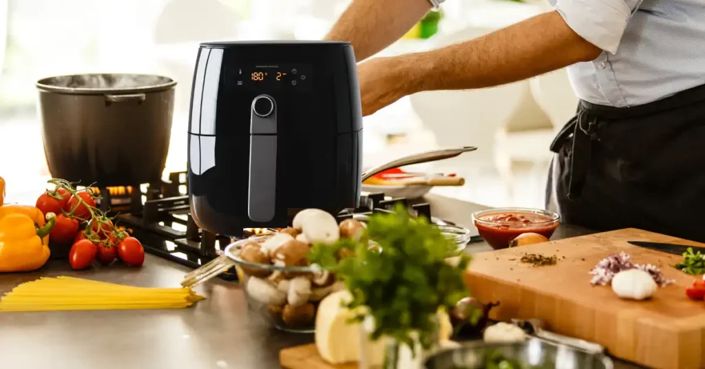 Cooking in air fryer