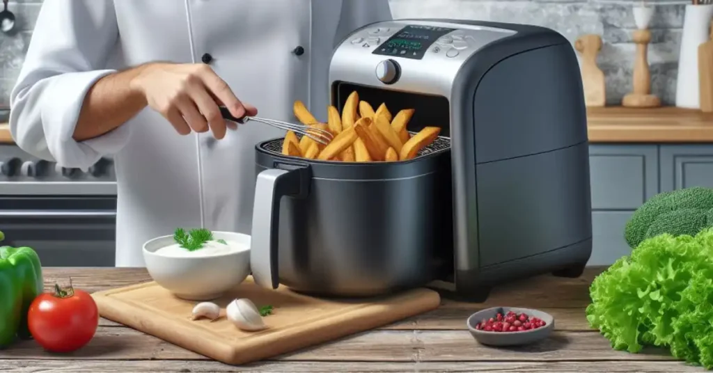 Cooking in air fryer