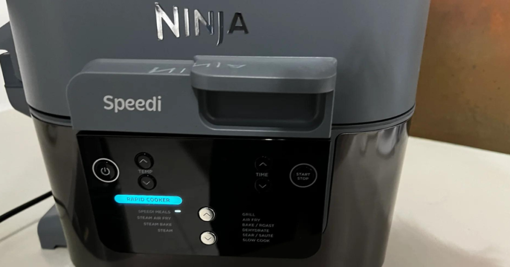 Ninja air fryer setting panel