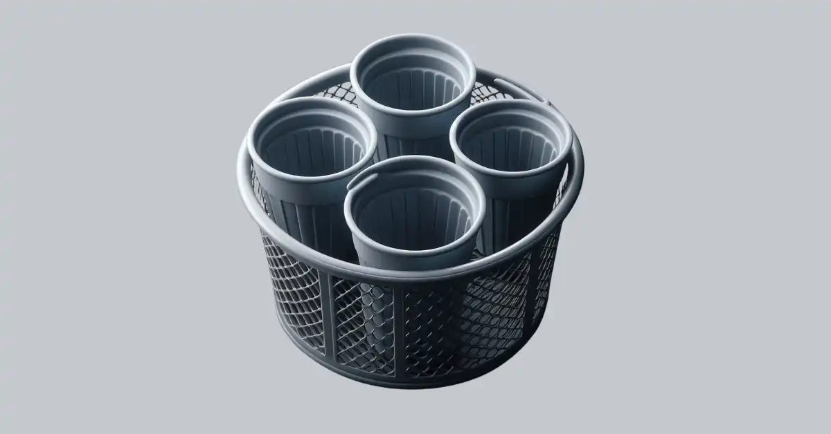 silicone cups in air fryer basket