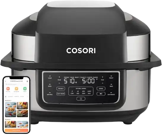 COSORI Smart Grill & Air Fryer Combo