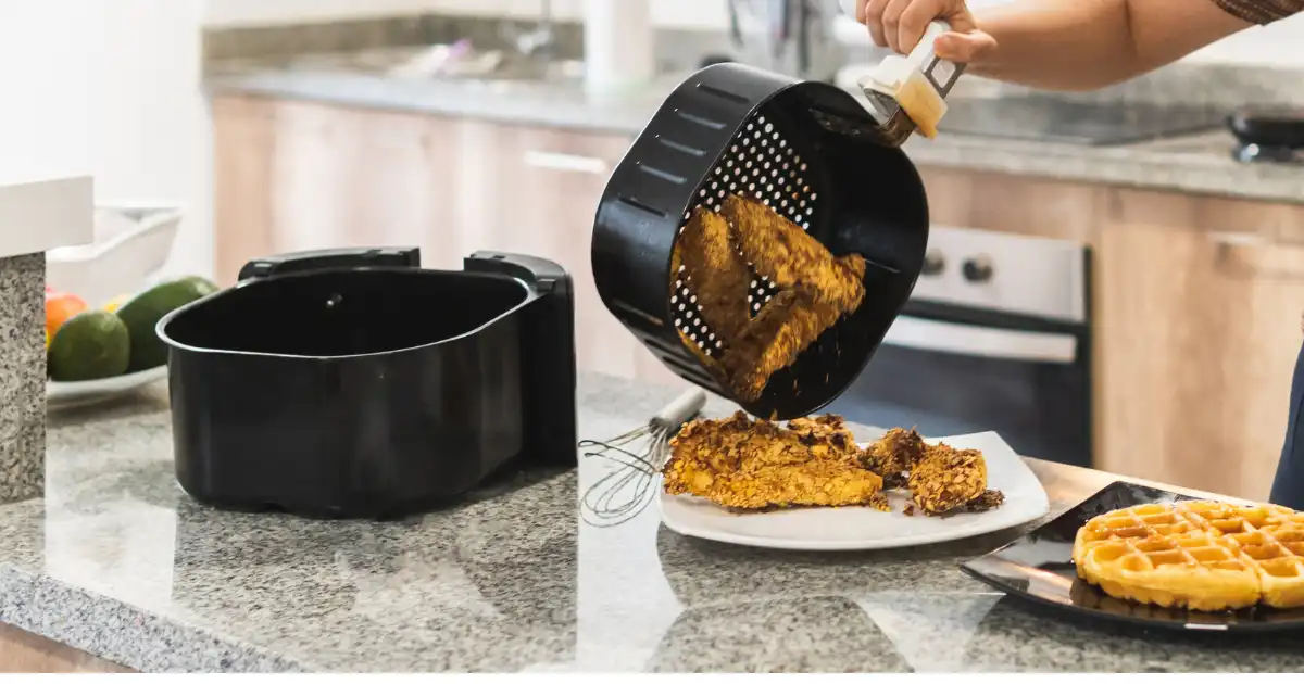 Cooking in Air Fryer and Grill Combo