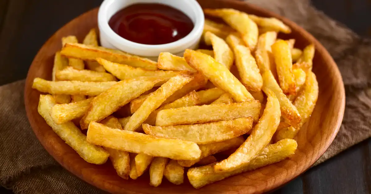 Steak Fries in plate