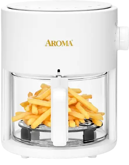 AROMA® Glass Air Fryer Countertop Convection Oven