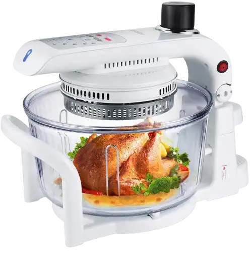 Glass Bowl Convection Oven Electric Air Fryer Toaster Oven