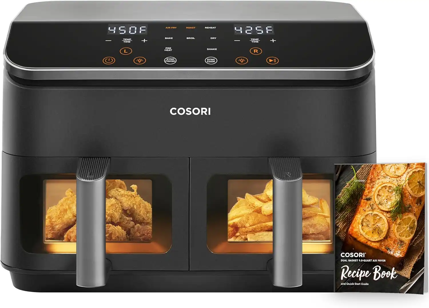 COSORI 9Qt 8-in-1 Dual Air Fryer