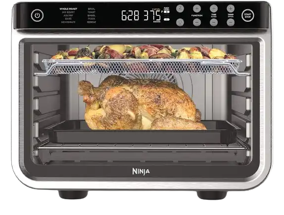 Ninja DT201 Foodi Air Fry Digital Countertop Convection Toaster Oven