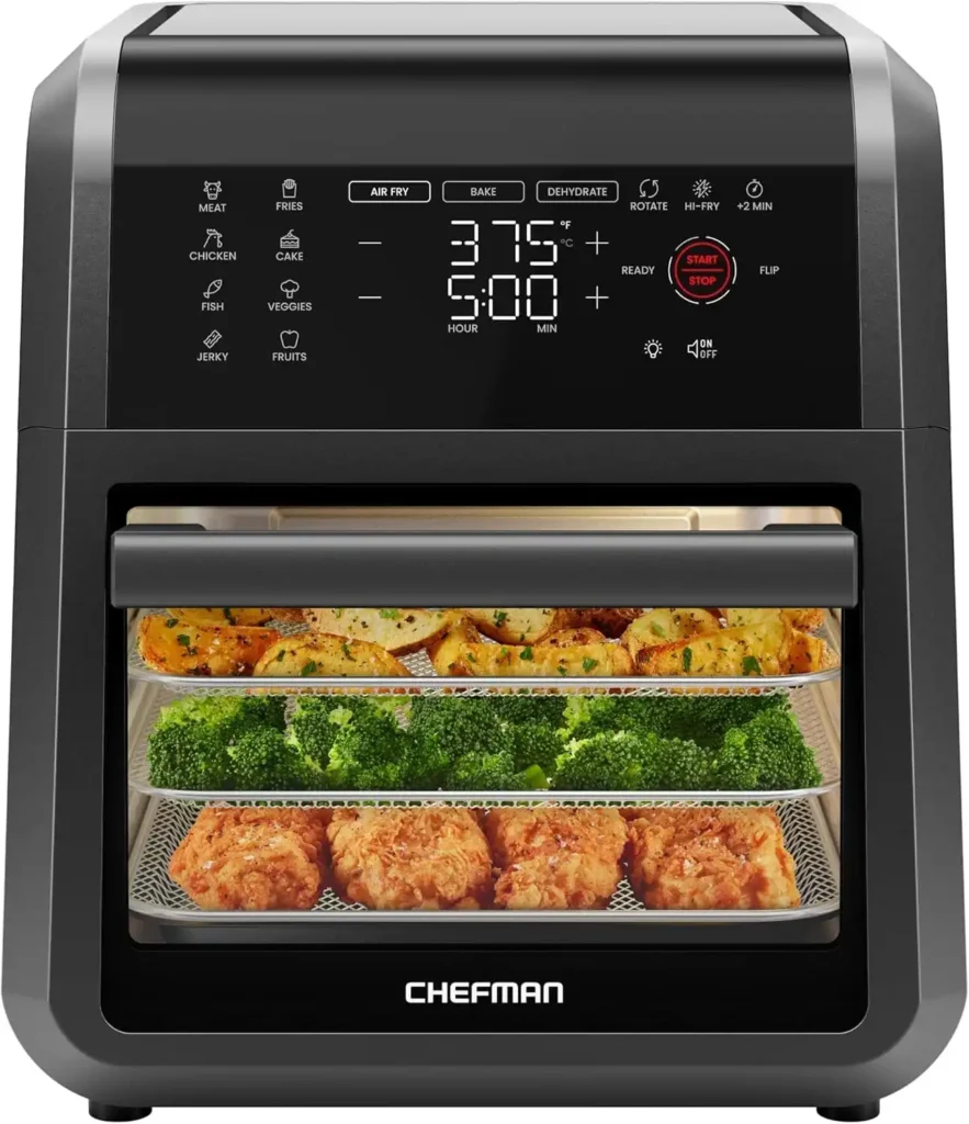 Chefman 12-Quart 6-in-1 Air Fryer Oven.