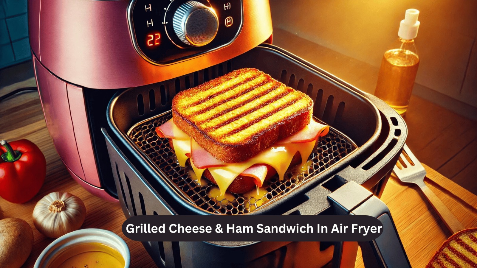 Air Fryer Grilled Cheese