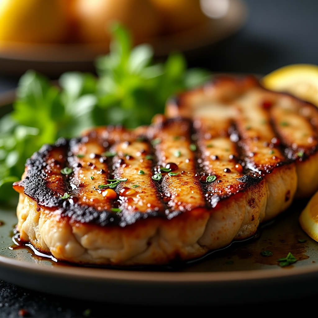 pork chop calories