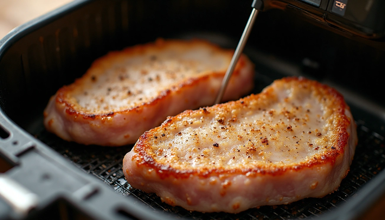thin pork chops in air fryer